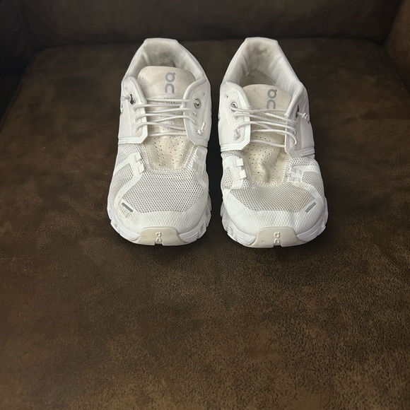 On Clouds Shoes - Women's White Athletic Sneakers